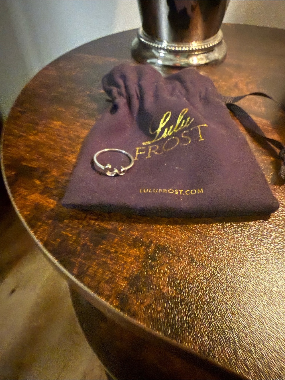 Lulu Frost Silver Petite Stacking Ring number 3
